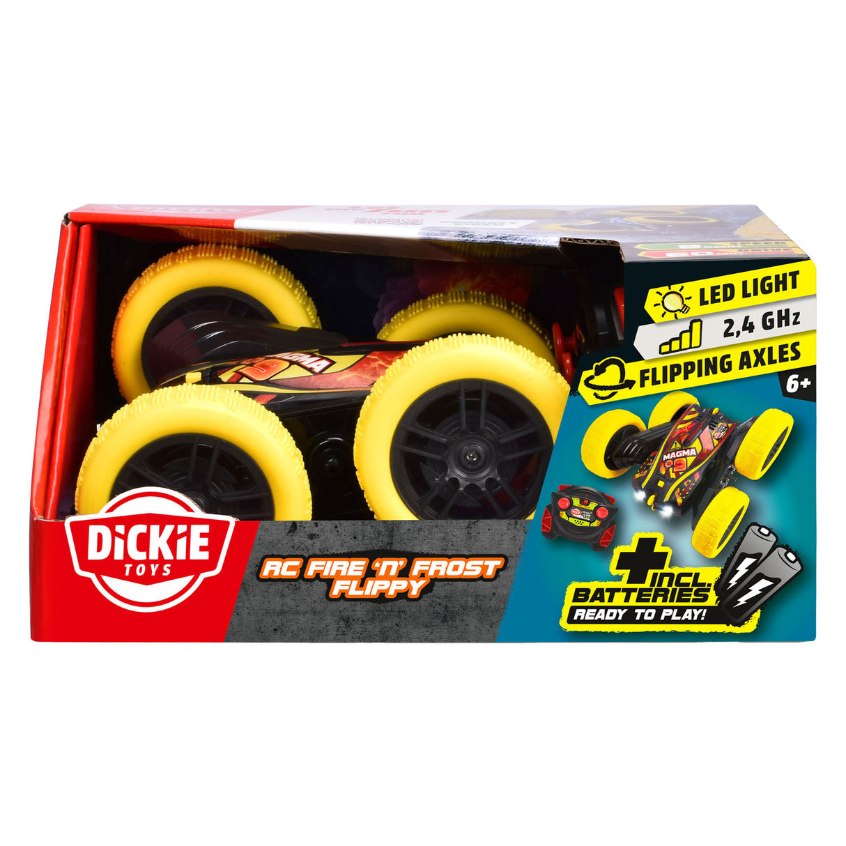 Dickie RC Controlsable Auto Fire 'n Frost Flippy RTR