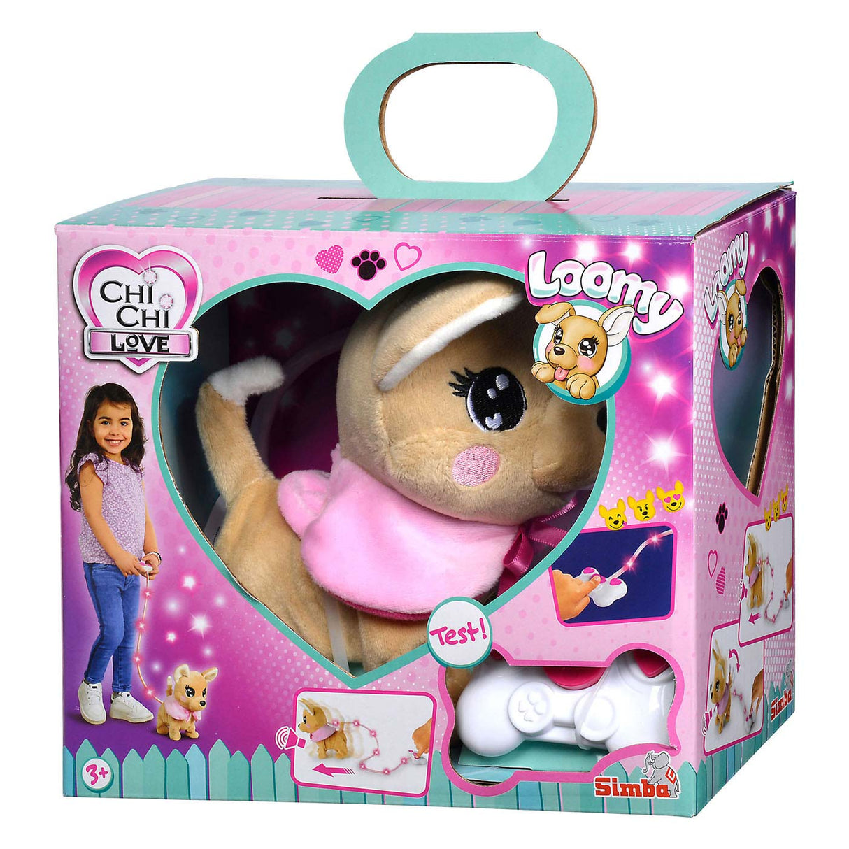 Chi Chi Love Loomy Dog Walk with remote control