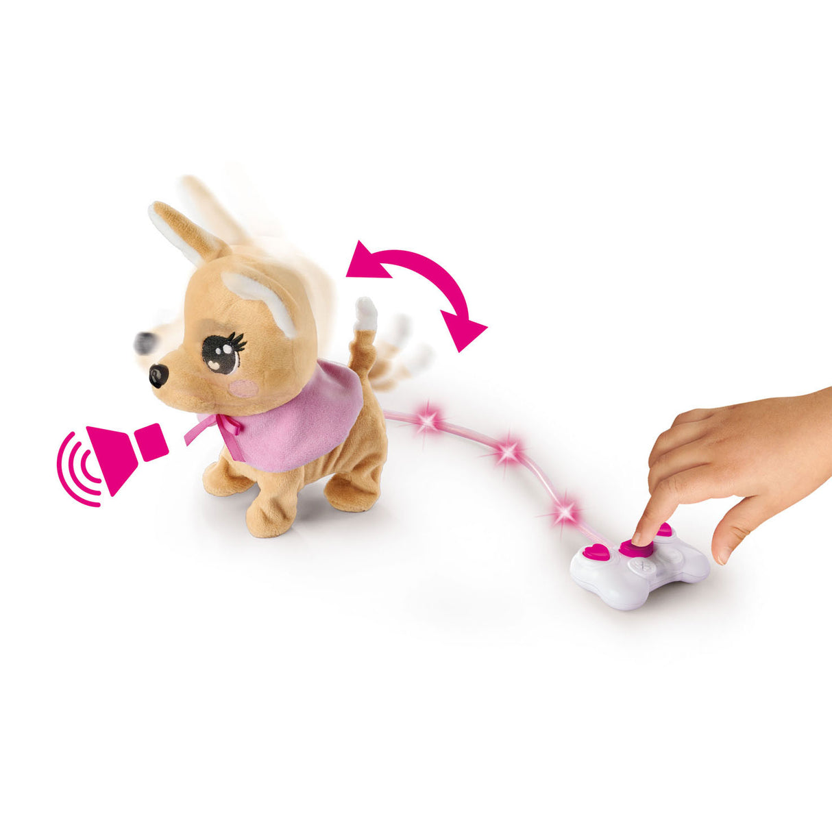 Chi Chi Love Loomy Dog Walk with remote control