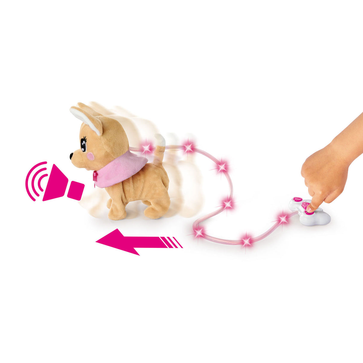 Chi Chi Love Loomy Dog Walk with remote control