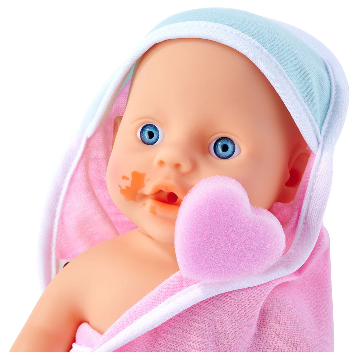 Nyfødt baby Badpop må ta et bad