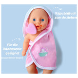 Nyfødt baby Badpop må ta et bad