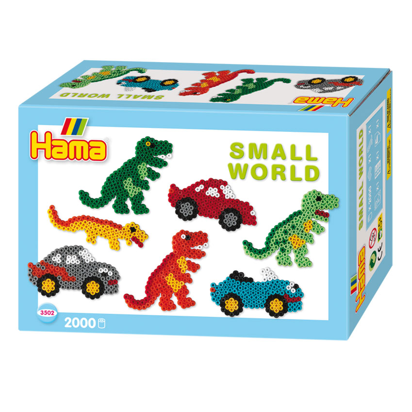 Hama String Bead Set - Dino y Auto, 2000.