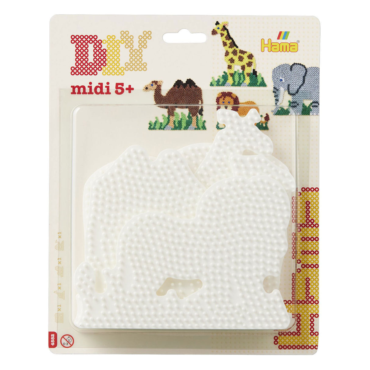 Hama iron bead plates - animals, 4st.