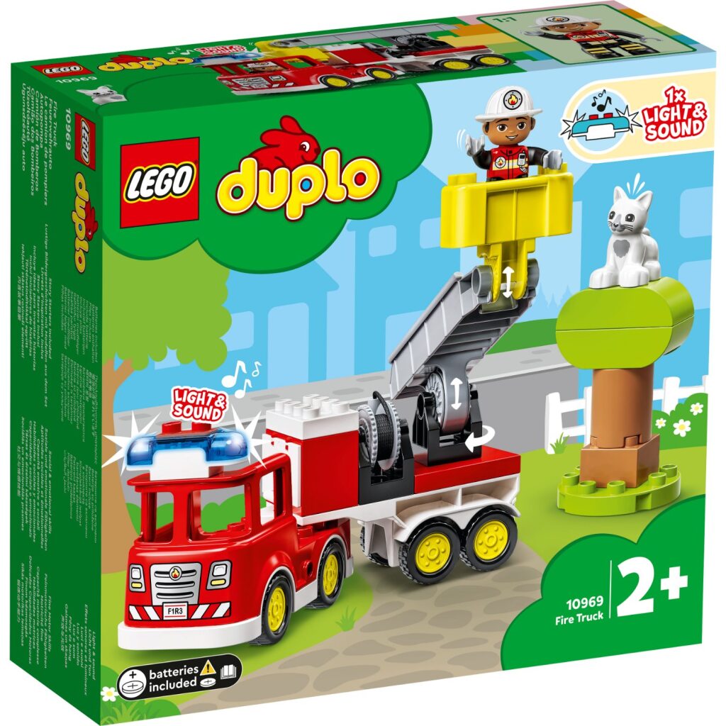 Lego Duplo Feier Brigade Leeder Camion mat Boom -10969