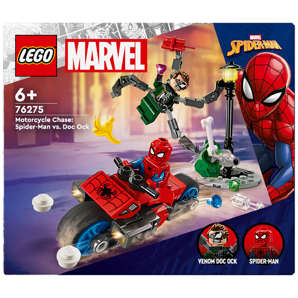 LEGO LEGO Super Heroes 76275 Motornecycle Pursuit: Spider-Man Vs. Doc ock