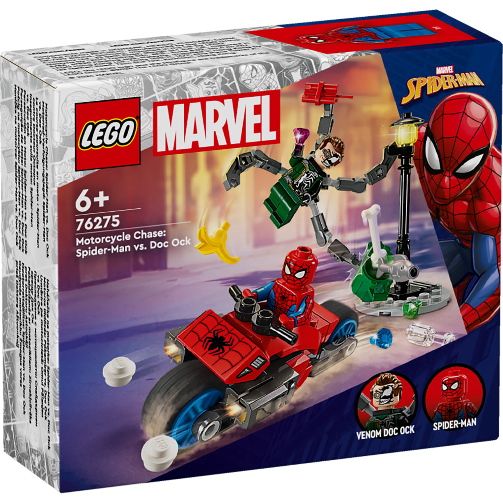 LEGO LEGO Super Heroes 76275 Motornecycle Pursuit: Spider-Man Vs. Doc ock