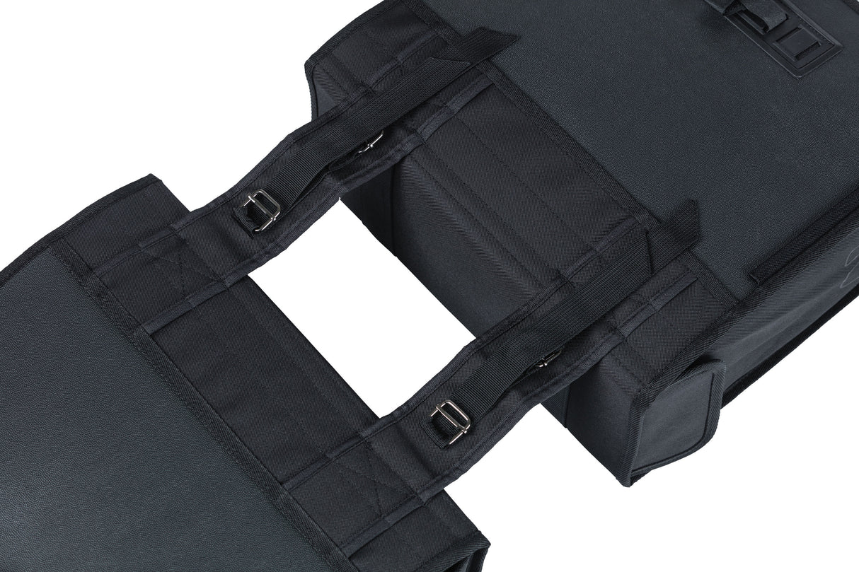 Basilikum turné dobbelt cykelpose sort 35L