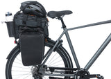 Basilikum Miles XL Pro-Gepäck-Bedrohungstasche, schwarzer Orange, wasserdicht, 9-36L, geeignet für Elektrofahrräder