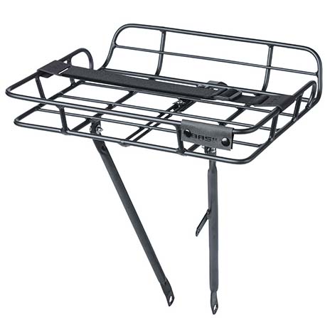 Basil Portland - front carrier - black
