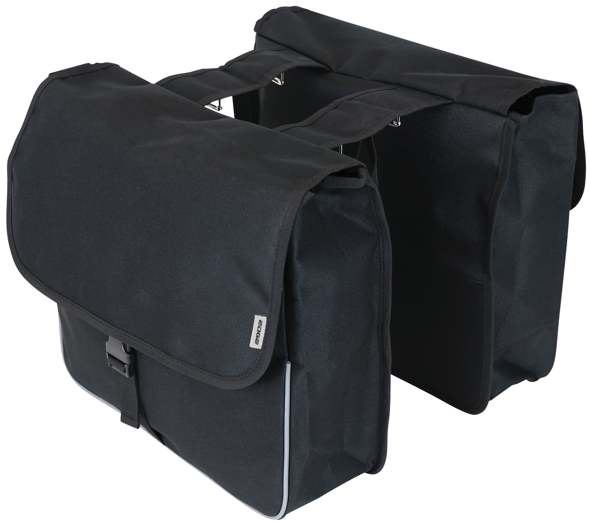 Edge Doppelfahrradbeutel Basic Shopper 26 Liter 33 x 36 x 12 cm (2x) Schwarz