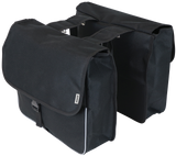 Edge Doppelfahrradbeutel Basic Shopper 26 Liter 33 x 36 x 12 cm (2x) Schwarz
