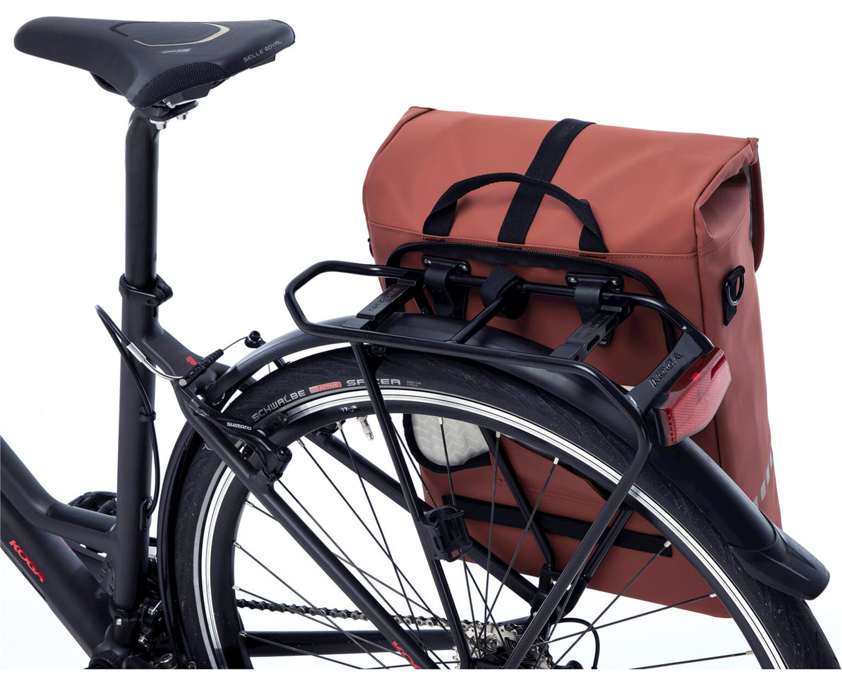 Odense Single - geräumiger Single -Fahrradbeutel - Unisex - Wasser - Repellent Polyester - Rest - 17,5 l