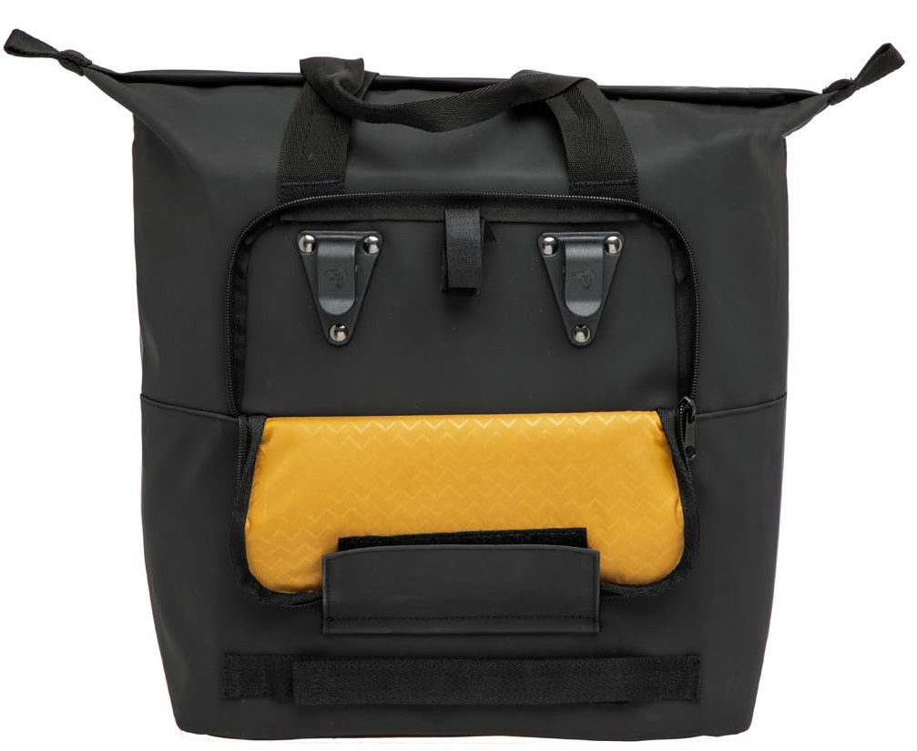 Ny looxs sort indkøbspose 24L - polyester - sorte - kroge