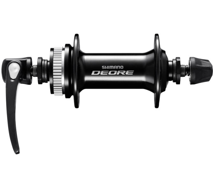 Shimano Even hub Deore HB-M6000 32 holes 100 mm built-in width with quick-tensioner black