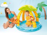 Piscine de bébé Intex Tropical Island avec toit