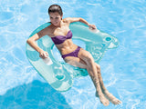 Chaise de siège flottante gonflable intex rose