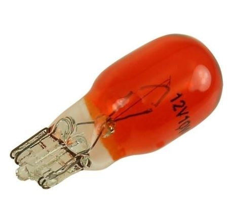 TNT LAMP 12V 10W T13 Wedge Red (10-dílná)