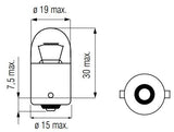 Bosma-Lampe 12V-21w Ba15s