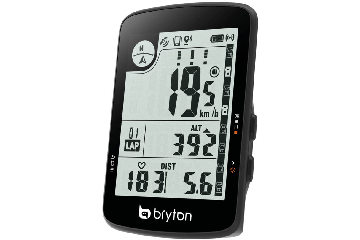 Bryton - Vëlo Computer GPS Rider 17. Kraaft op en gitt