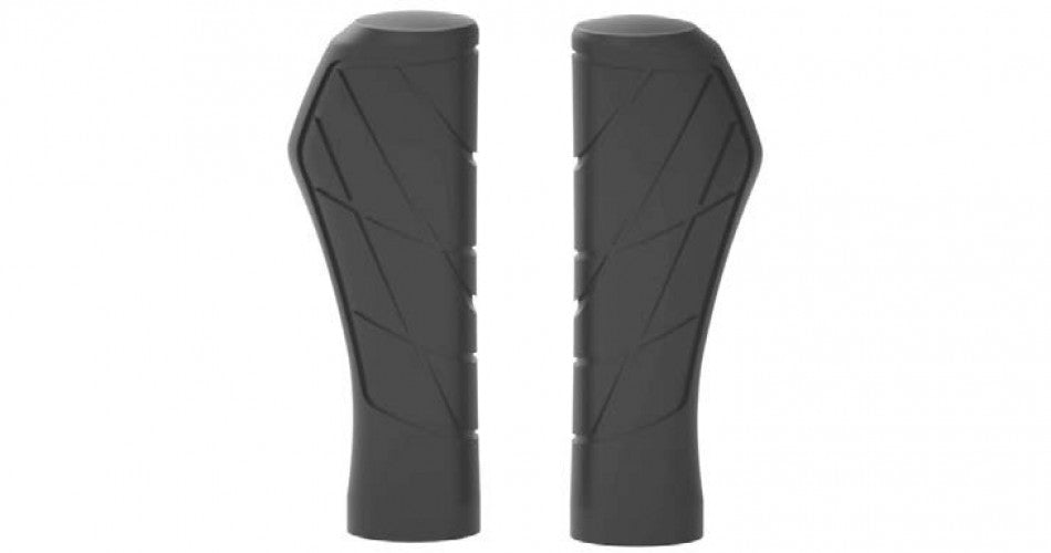 Qtcychectech QT håndterer ergonomisk 2x133mm sort bulk
