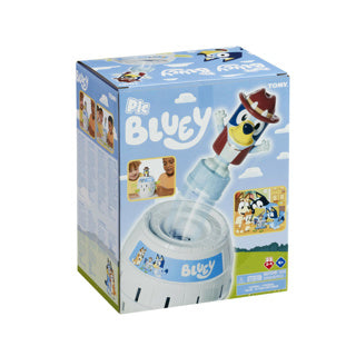 Tomy pop up bluey in de ton kinderspel