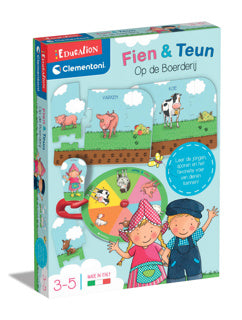 Clementoni Fien Teun Farm Educational Game