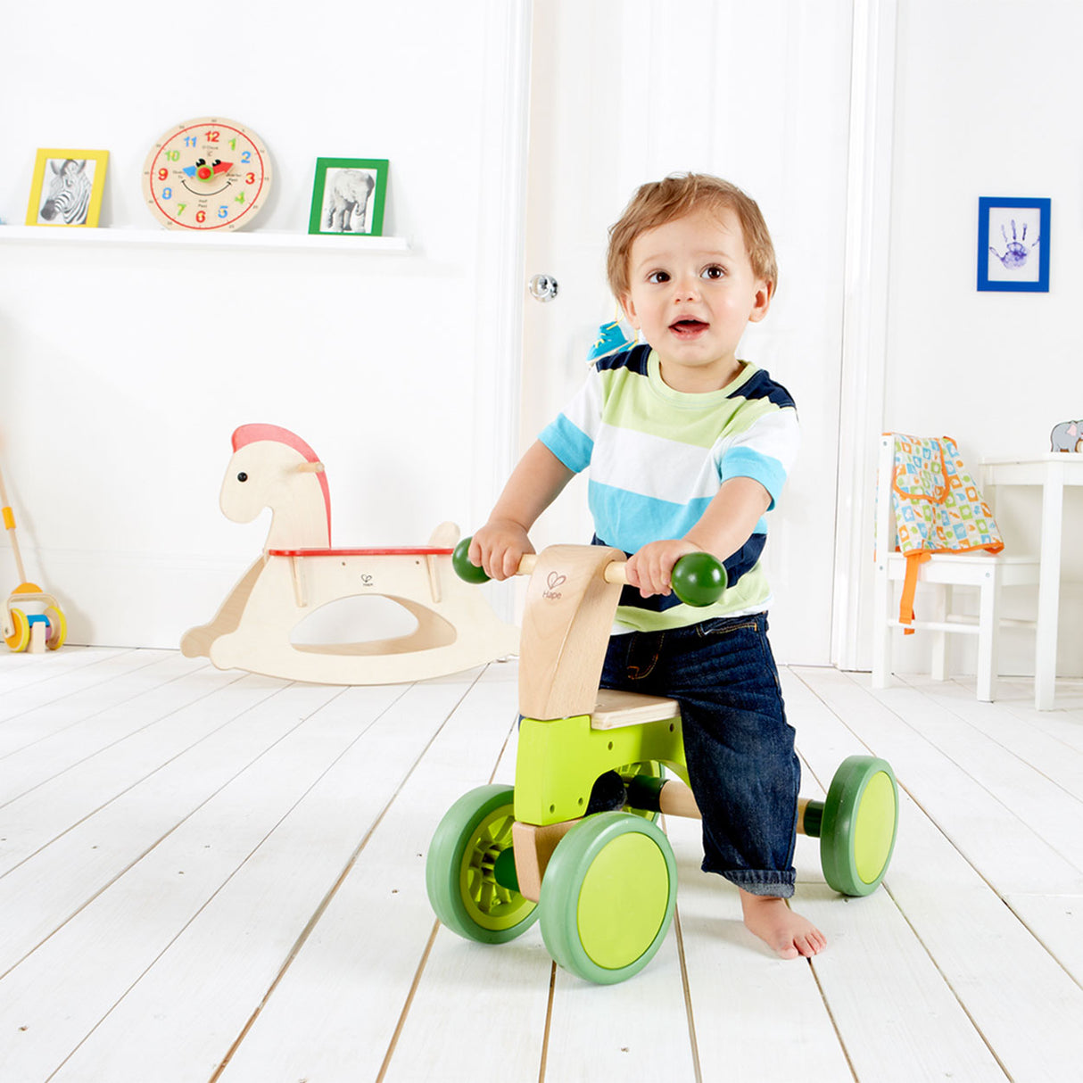 Hape - Scoot -Round Junior Green