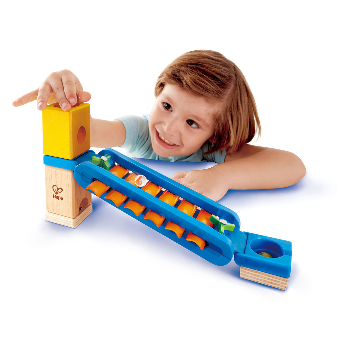 Hape quadrilla knikkerbaan replenet xylophone