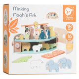 Classic World World Wooden Noah's Ark Boot Bouwset with Animals, 16dlg.