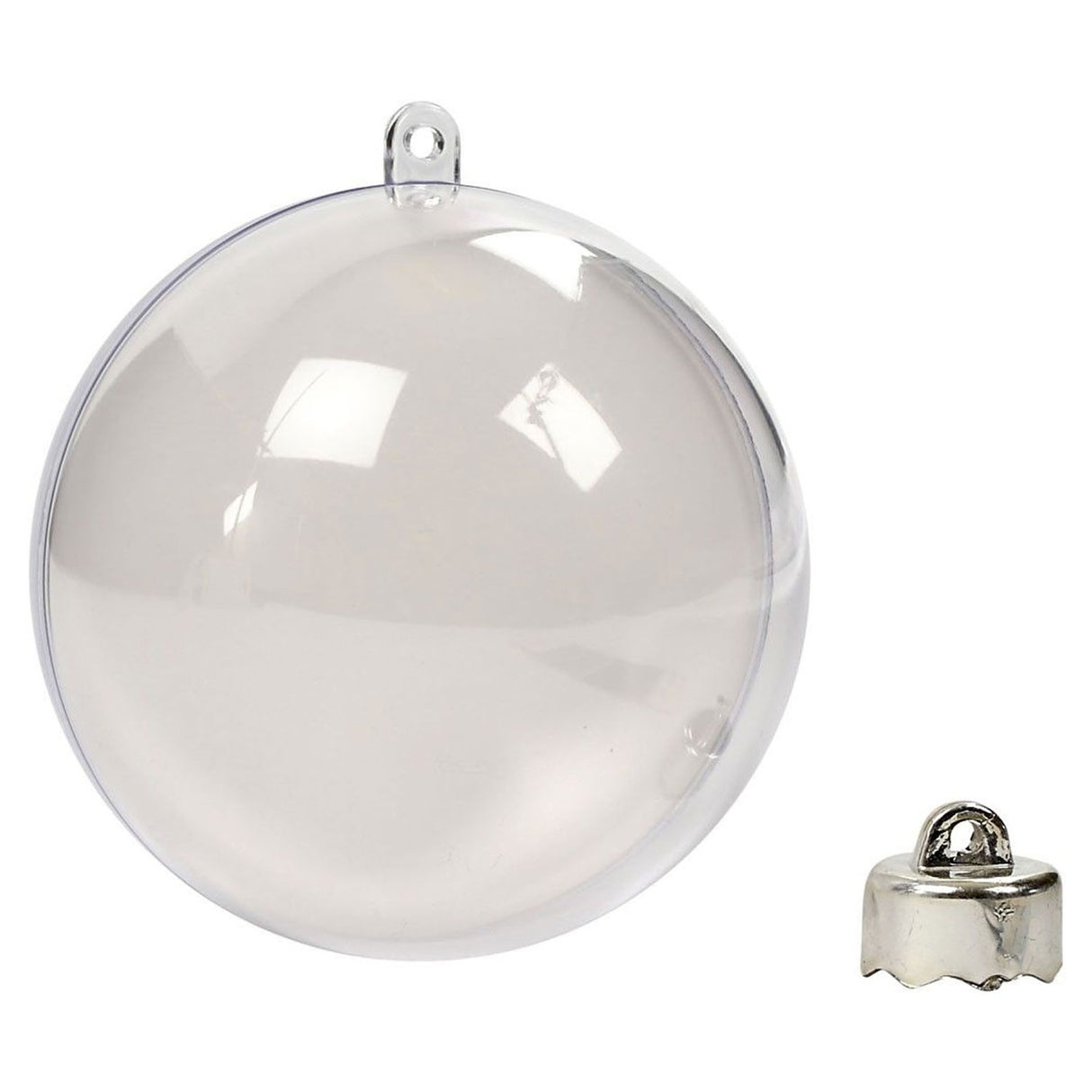 Creativ Company Decoration Christmas Balls Two -Part, 5st.