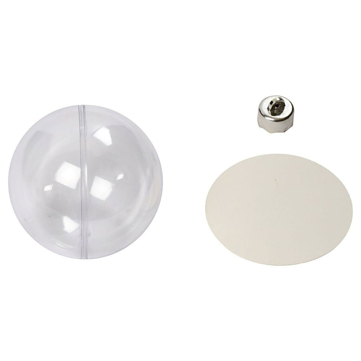 Creativ Company Decoration Christmas Balls Two -Part, 5st.
