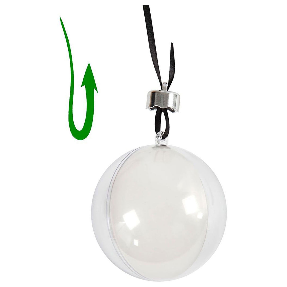 Creativ Company Decoration Christmas Balls Two -Part, 5st.