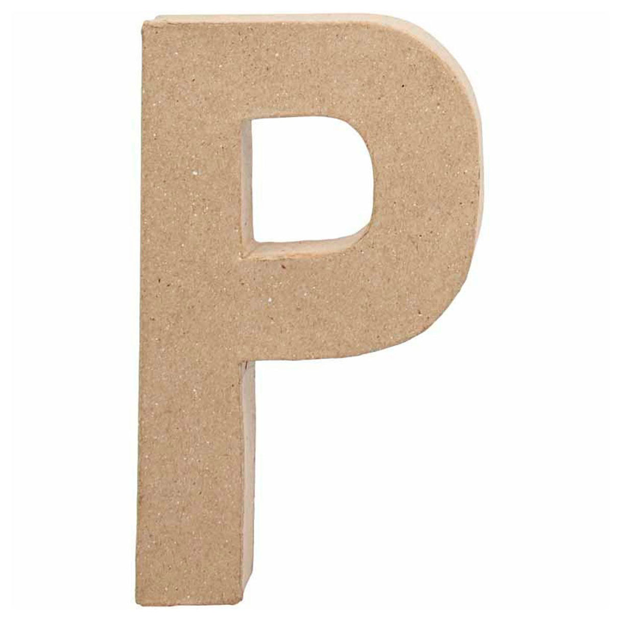 Letter Papier -Maché - P, 20.5cm