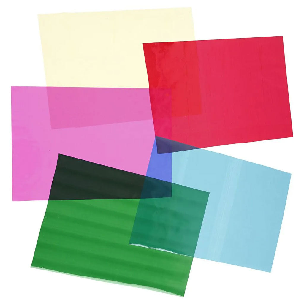 Creativ Company Cellophan Foil Sheets Colored, A4, 20st.