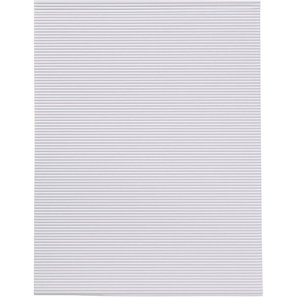 Ribbed cardboard color 80gr, 10 sheets
