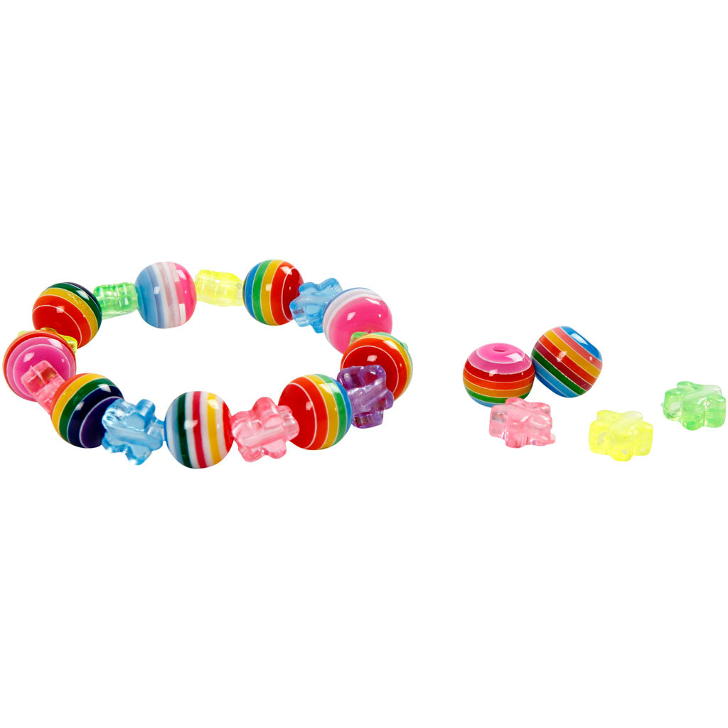 Perlen Regenbogen Multi Mix, 50..