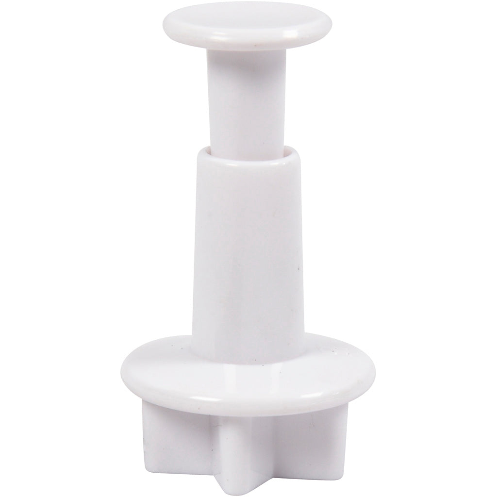 Creativ Company protruding shapes with stamp star, 3st.