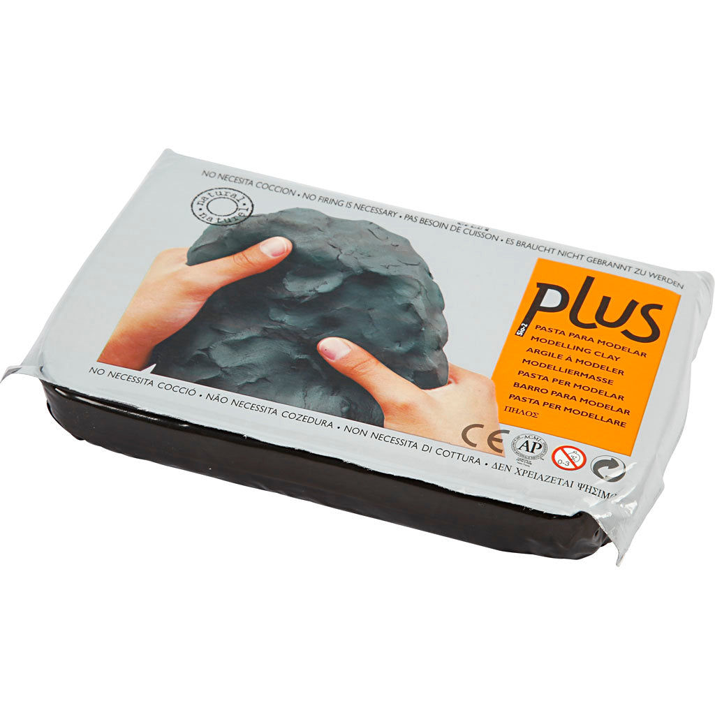 Creativ Company Self -hardening Mountain Klei Black, 1000gr