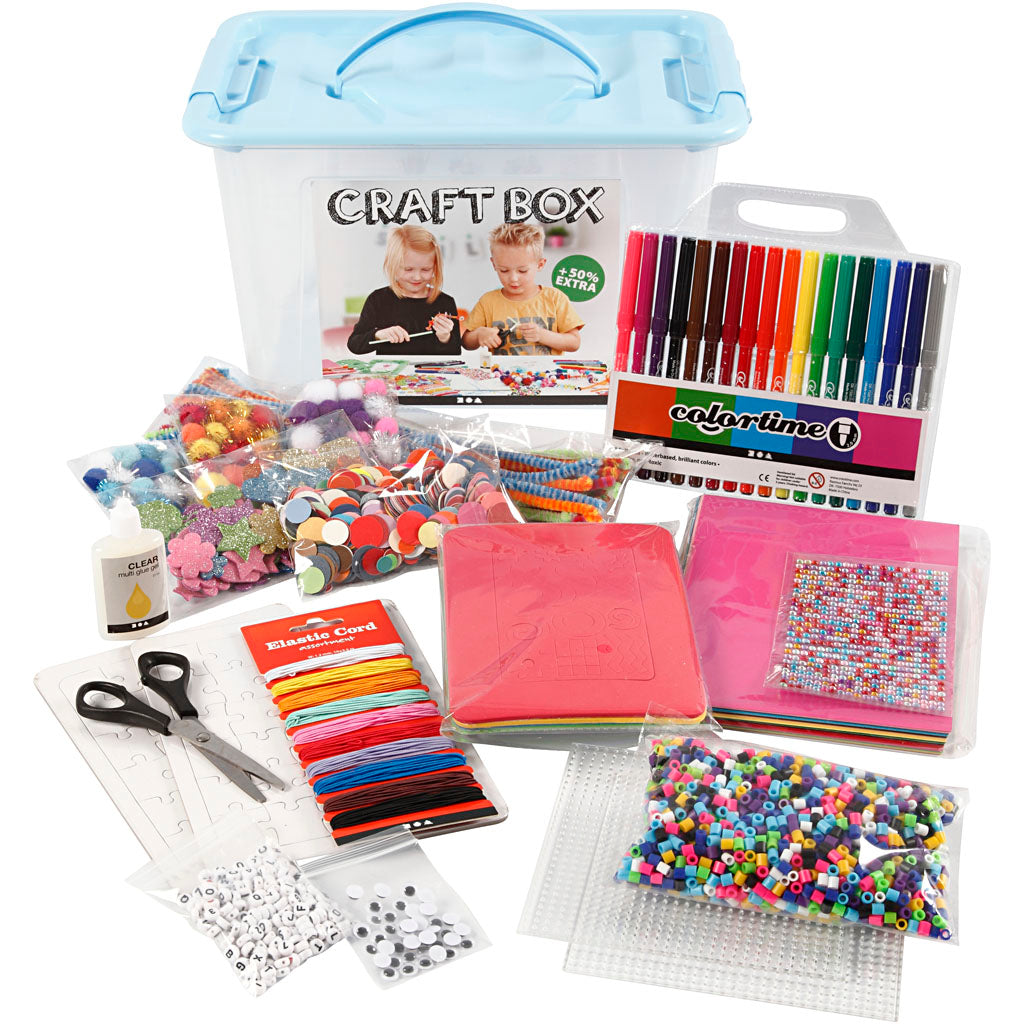 Creativ Company HobbyBox Blue z ustvarjalnimi materiali, 1. mesto.