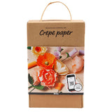 Crep paper making flowers kit