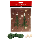 Mini Creative Kit Macrame Božično drevo