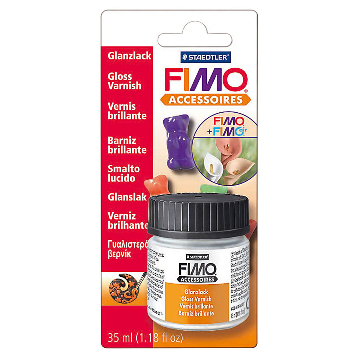 Fimo lak gennemsigtig glans, 35 ml