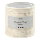 Creativ Company Cordón de algodón de espesor blanquecino 1 mm, 40 m