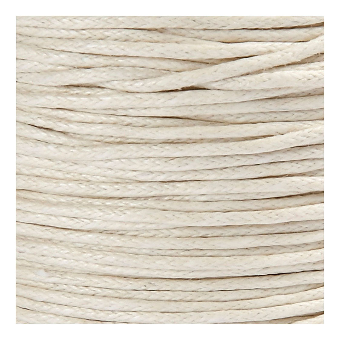 Creativ Company Cordón de algodón de espesor blanquecino 1 mm, 40 m