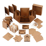 Creativ Company Explosion Box Geschenkbox Naturel Set
