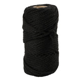 Macrame cord Creativ Creativ Black, 55m