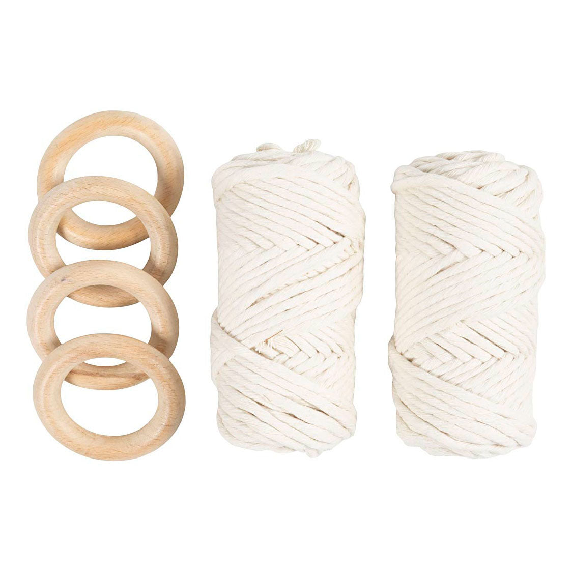 Creativ Company HobbySet Macrame Table Decoration Off-White