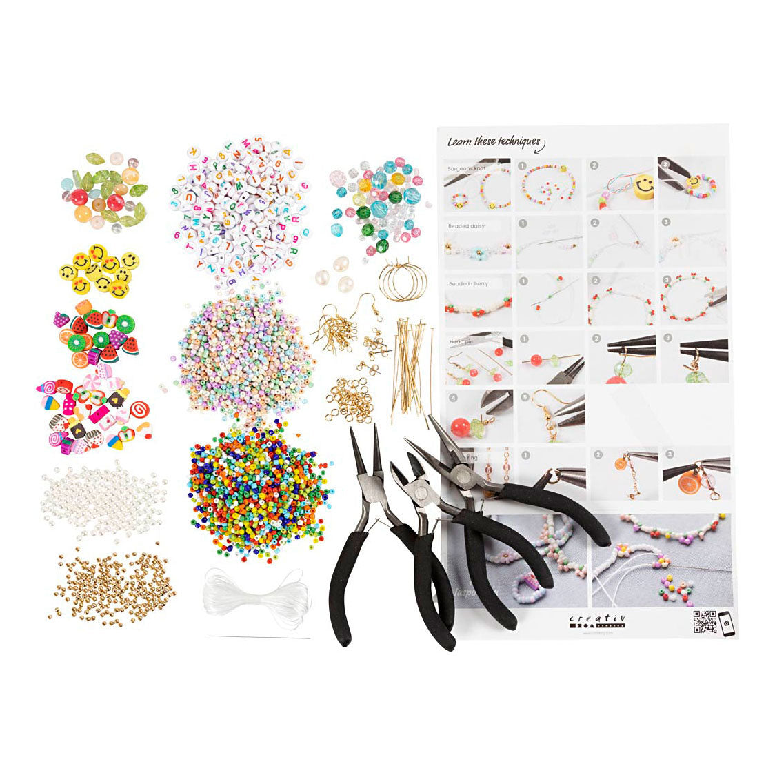 Creativ Company Starter Hobbyset Schmuck mit Perlen