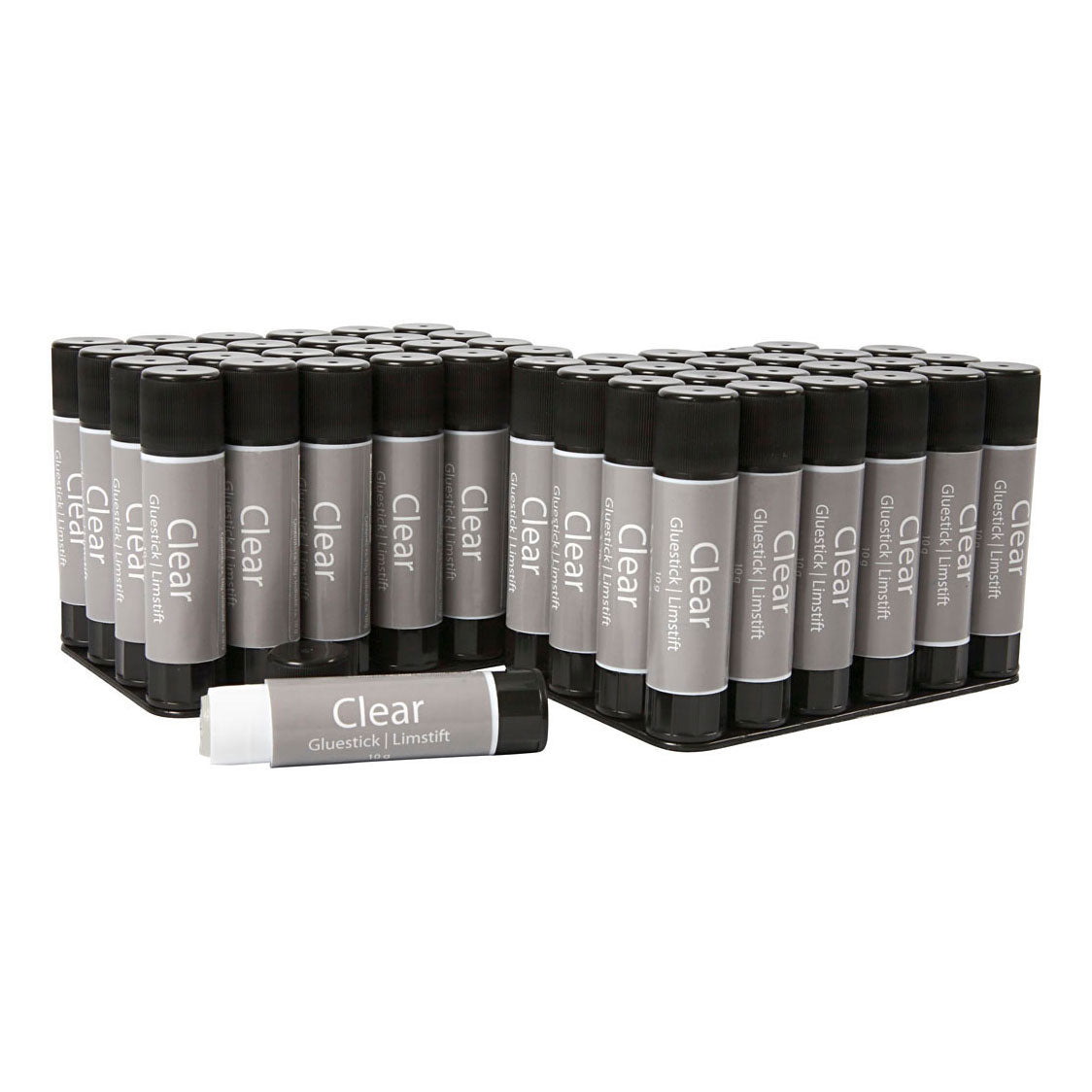 Creativ company transparent glue marker round, 48st.